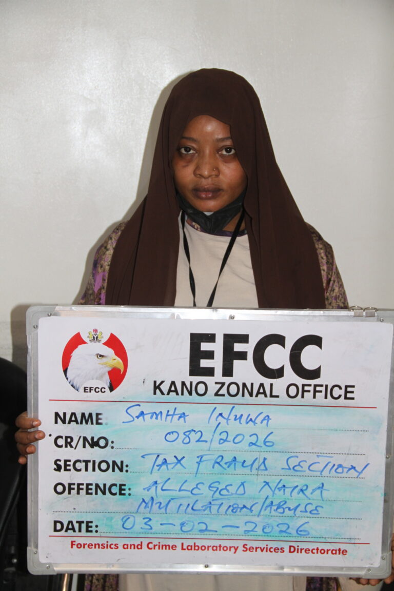 EFCC Arrests Kannywood Star Samha Inuwa for Alleged Naira Mutilation